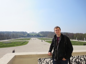 Me at Schonbrunn Palace in Vienna, Austria